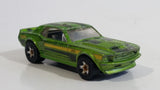 2014 Hot Wheels Muscle Mania '67 Ford Mustang GT Metalflake Green Die Cast Toy Muscle Car Vehicle