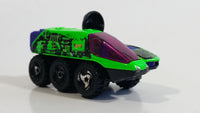 1998 Hot Wheels Techno Bits Radar Ranger Bright Green Die Cast Toy Car Vehicle