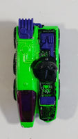 1998 Hot Wheels Techno Bits Radar Ranger Bright Green Die Cast Toy Car Vehicle