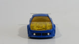 2003 Hot Wheels Racing Custom Mercury Cougar Flat Blue Die Cast Toy Car Vehicle