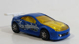 2003 Hot Wheels Racing Custom Mercury Cougar Flat Blue Die Cast Toy Car Vehicle