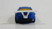 2003 Hot Wheels Racing Custom Mercury Cougar Flat Blue Die Cast Toy Car Vehicle