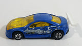 2003 Hot Wheels Racing Custom Mercury Cougar Flat Blue Die Cast Toy Car Vehicle