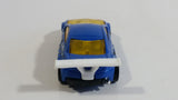 2003 Hot Wheels Racing Custom Mercury Cougar Flat Blue Die Cast Toy Car Vehicle