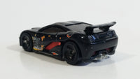 2003 Hot Wheels Volcano Blast Seared Tuner Black Die Cast Toy Car Vehicle