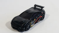 2003 Hot Wheels Volcano Blast Seared Tuner Black Die Cast Toy Car Vehicle