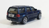 2008 Matchbox Lincoln Navigator Dark Blue Die Cast Toy Car Vehicle