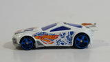 2012 Hot Wheels Scorcher White 2/8 Die Cast Toy Car Vehicle McDonald's Happy Meal