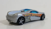 2004 Hot Wheels Starter Track Backdraft Silver Die Cast Toy Car Vehicle