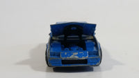 1987 Matchbox Chevrolet Camaro IROC Z-28 Blue Die Cast Toy Car Vehicle with Opening Hood