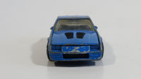 1987 Matchbox Chevrolet Camaro IROC Z-28 Blue Die Cast Toy Car Vehicle with Opening Hood