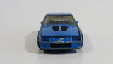 1987 Matchbox Chevrolet Camaro IROC Z-28 Blue Die Cast Toy Car Vehicle with Opening Hood