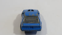 1987 Matchbox Chevrolet Camaro IROC Z-28 Blue Die Cast Toy Car Vehicle with Opening Hood