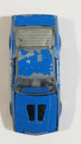 1987 Matchbox Chevrolet Camaro IROC Z-28 Blue Die Cast Toy Car Vehicle with Opening Hood