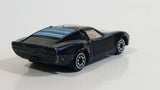 Unknown Brand Lamborghini Miura Style Turbo Black Die Cast Toy Car Vehicle