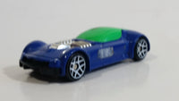 2009 Hot Wheels Ballistik Blue and Green Die Cast Toy Car Vehicle McDonald's Happy Meal