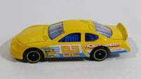 2011 Hot Wheels Dodge Charger Stock Car Yellow #82 Holst Wheels Die Cast Toy Car Vehicle