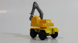 1997 M.M.T.L. Excavator Yellow Die Cast Toy Car Construction Vehicle