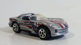 1998 Hot Wheels Dodge Viper RT/10 Metalflake Grey Die Cast Toy Car Vehicle