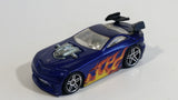 2006 Hot Wheels Tooned Mercy Breaker Dark Blue Die Cast Toy Car Vehicle