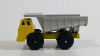 1997 M.M.T.L. Dump Truck Yellow Die Cast Toy Car Construction Vehicle