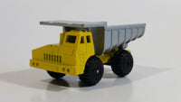 1997 M.M.T.L. Dump Truck Yellow Die Cast Toy Car Construction Vehicle