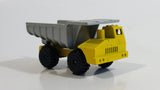 1997 M.M.T.L. Dump Truck Yellow Die Cast Toy Car Construction Vehicle