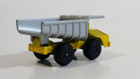 1997 M.M.T.L. Dump Truck Yellow Die Cast Toy Car Construction Vehicle