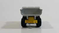 1997 M.M.T.L. Dump Truck Yellow Die Cast Toy Car Construction Vehicle