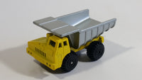 1997 M.M.T.L. Dump Truck Yellow Die Cast Toy Car Construction Vehicle