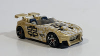 2003 Hot Wheels Tech Tuners Tantrum Metalflake Gold Die Cast Toy Car Vehicle