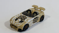 2003 Hot Wheels Tech Tuners Tantrum Metalflake Gold Die Cast Toy Car Vehicle