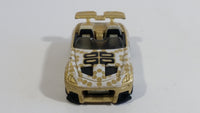 2003 Hot Wheels Tech Tuners Tantrum Metalflake Gold Die Cast Toy Car Vehicle