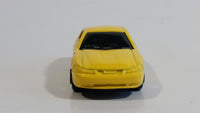 Maisto 1999 Ford Mustang Yellow Die Cast Toy Car Vehicle 1/64 Scale