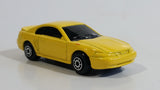 Maisto 1999 Ford Mustang Yellow Die Cast Toy Car Vehicle 1/64 Scale