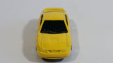 Maisto 1999 Ford Mustang Yellow Die Cast Toy Car Vehicle 1/64 Scale