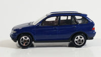 RealToy BMW X5 Dark Blue 1/61 Scale Die Cast Toy Car Vehicle