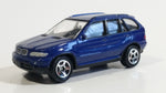 RealToy BMW X5 Dark Blue 1/61 Scale Die Cast Toy Car Vehicle