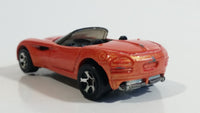 1998 Hot Wheels Dodge Concept Car Copperhead Convertible Chrysler Corporation Metalflake Red Orange Die Cast Toy Car Vehicle