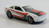 2011 Hot Wheels Night Burnerz '07 Shelby GT500 White Die Cast Toy Muscle Car Vehicle