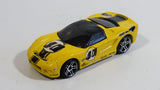 2002 Hot Wheels First Editions 40 Somethin' Yellow Die Cast Toy Car Vehicle