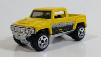 2006 Hot Wheels Hummer H3T Truck Yellow Die Cast Toy Car Vehicle