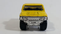 2006 Hot Wheels Hummer H3T Truck Yellow Die Cast Toy Car Vehicle