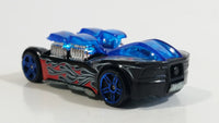 2007 Hot Wheels Mystery Cars What-4-2 Black Die Cast Toy Race Car Vehicle