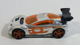 2008 Hot Wheels Trick Tracks Synkro Chrome Die Cast Toy Car Vehicle