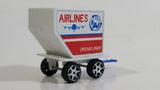 Unknown Brand Airlines Dream Liner Airport Airplane Cargo Trailer Plastic Toy Car Vehicle with Pivoting Hitch