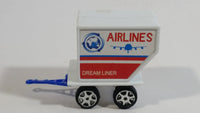 Unknown Brand Airlines Dream Liner Airport Airplane Cargo Trailer Plastic Toy Car Vehicle with Pivoting Hitch