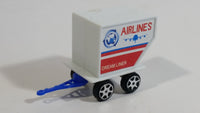 Unknown Brand Airlines Dream Liner Airport Airplane Cargo Trailer Plastic Toy Car Vehicle with Pivoting Hitch