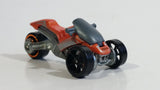 2009 Hot Wheels Tri & Stop Me Metalflake Orange Die Cast Toy Car Vehicle