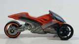 2009 Hot Wheels Tri & Stop Me Metalflake Orange Die Cast Toy Car Vehicle